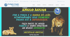 Desktop Screenshot of angloaguas.com.br